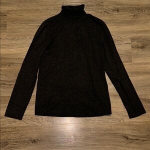 Dark Grey Turtleneck Sweater